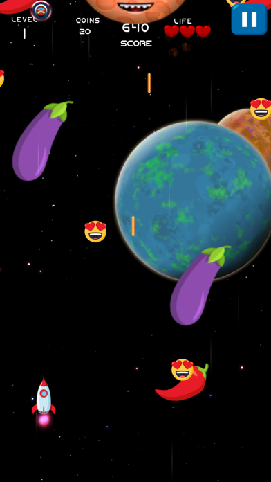 Space Shooter Emoji Invasion screenshot 2