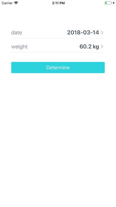 Slimrecord-weight assistant screenshot 3