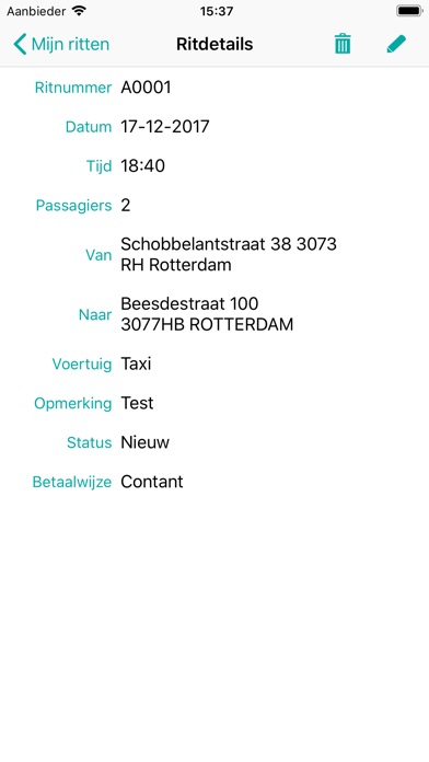 Rotterdamtaxibooking screenshot 3