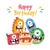 Birthdaye Card - Best Wishes with Cute Monsters pour PC