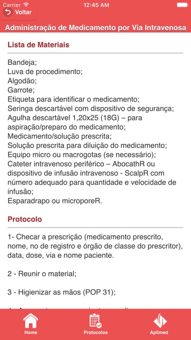Protocolos em Enfermagem screenshot 4