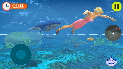 Blue Whale Swim Simulator 3D screenshot 2