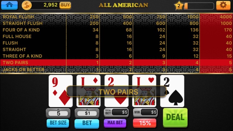 Video Poker VIP (Deal Up!) screenshot-3