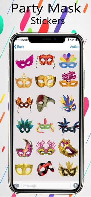 Carnival  Mask Stickers(圖3)-速報App