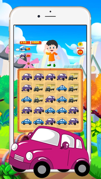 Cars Trains & Trucks Puzzles Match