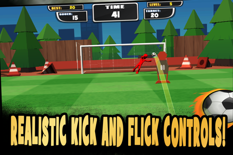 Stickman Freekick Soccer Hero screenshot 3