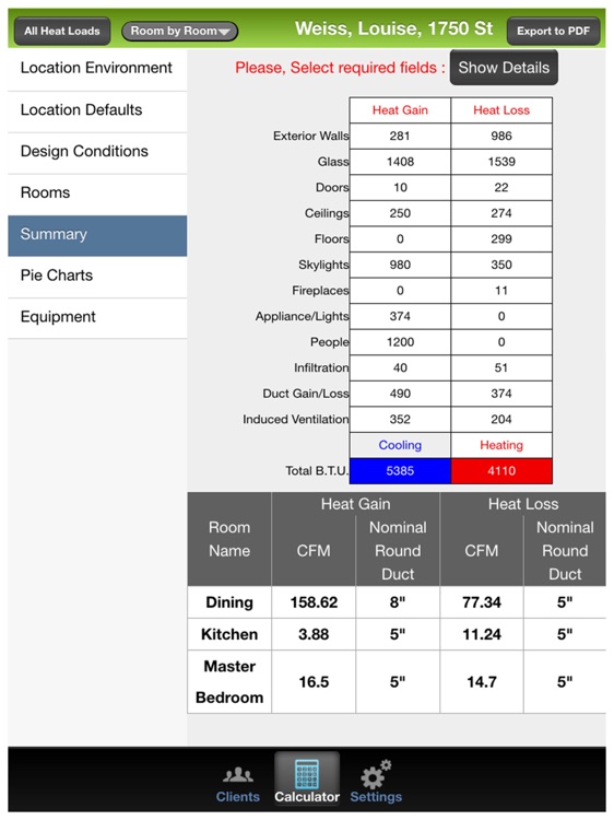 XactRate Heat Load Pro Online