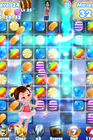 Candy Girl - Fun match 3 games screenshot 3