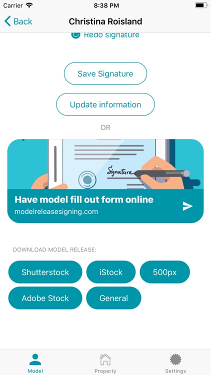 Model release pro