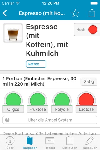 Monash University FODMAP diet screenshot 3