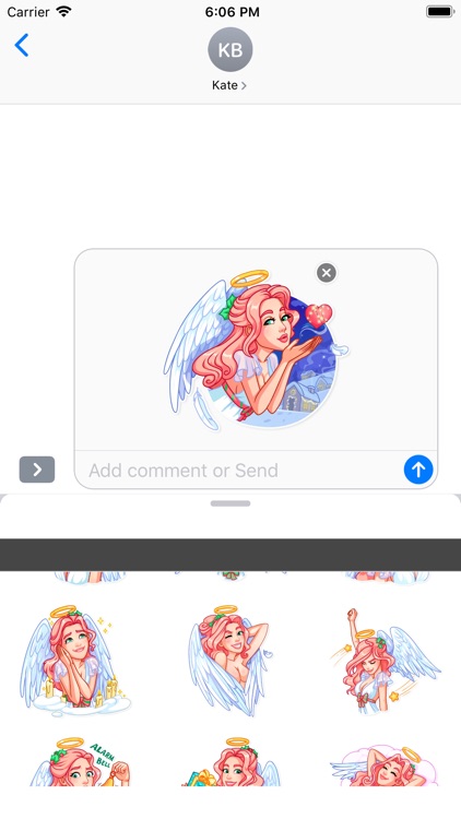 Christmas Angel stickers pack