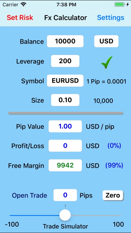 fxpro pip calculator