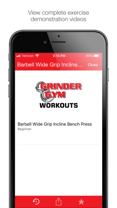 Grinder Gym Workouts screenshot 3