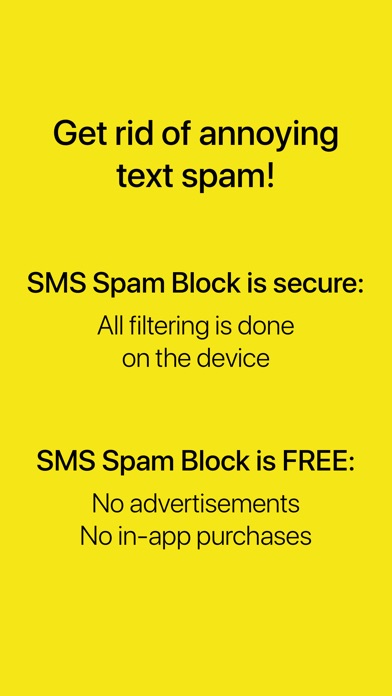 SMS Spam Block screenshot 3