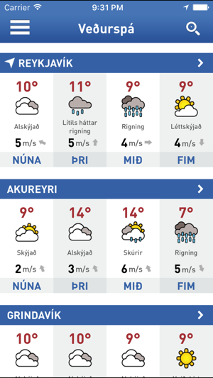 Veður(圖1)-速報App