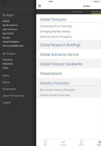 Oxford Economics App screenshot 3