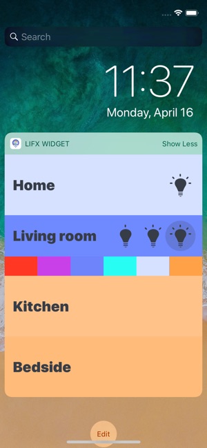 LIFX Widget