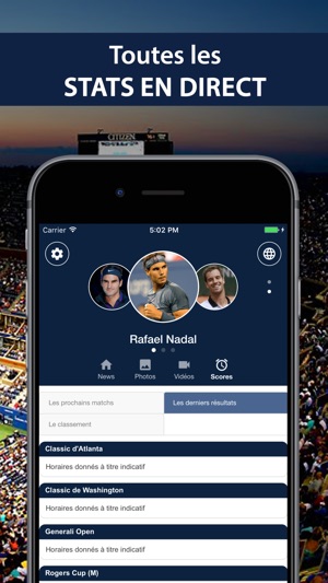 Tennis Addict : vidéos, alertes(圖3)-速報App