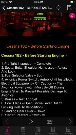 Cessna 182 Preflight Checklist(圖5)-速報App