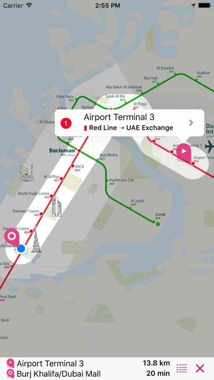 Dubai Rail Map by Urban-Map