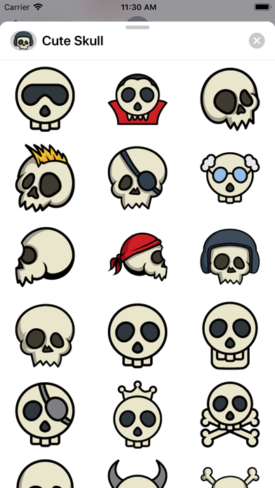Halloween - Cute Skull screenshot 2