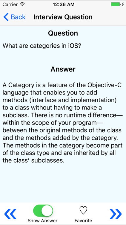 Interview Help for Objective C