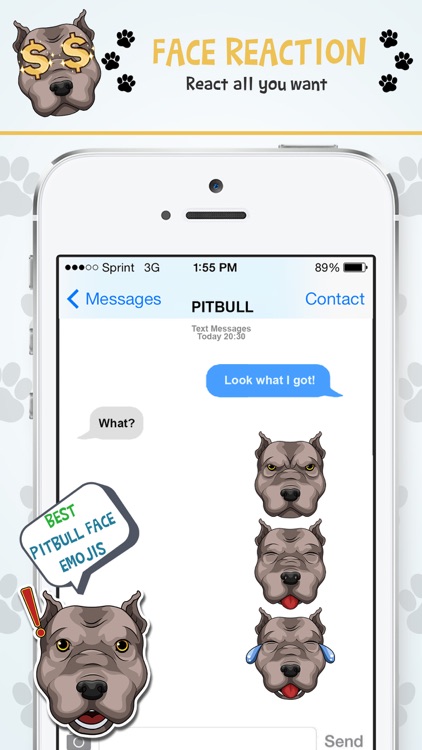 PitbullMoji - Pit Bull Emojis screenshot-3