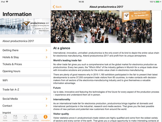 iPad Image of productronica
