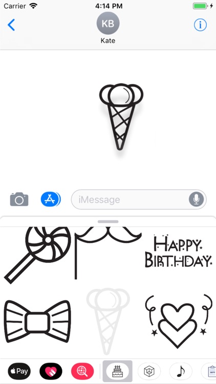 Minimal Birthday Doodles screenshot-3