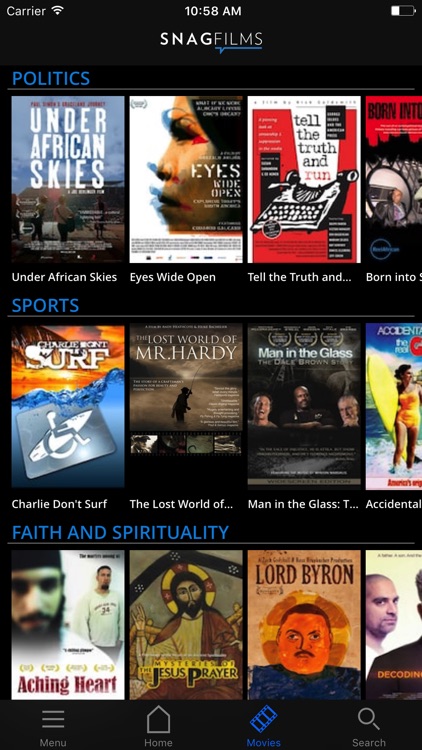 SnagFilms: Watch Philanthropic Movies & TV Shows