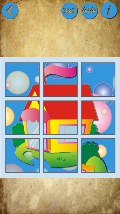 Puzzles - houses for children