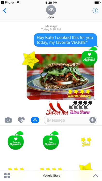 Veggie Stars - Rate your food