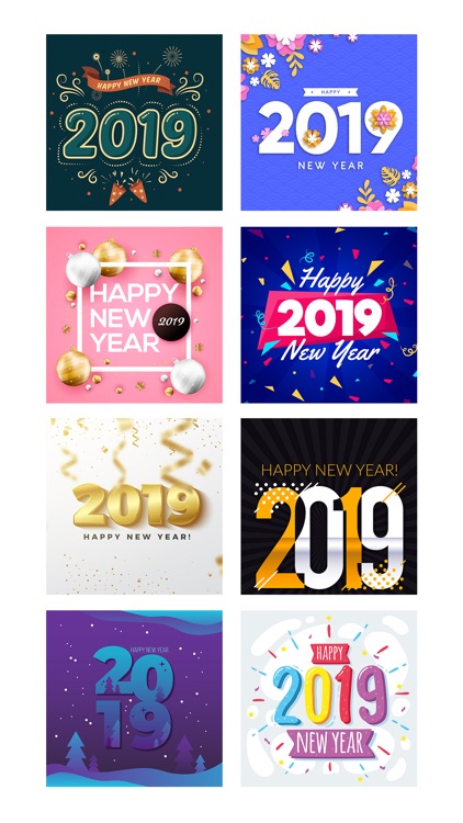 2019 New Year - Stickers