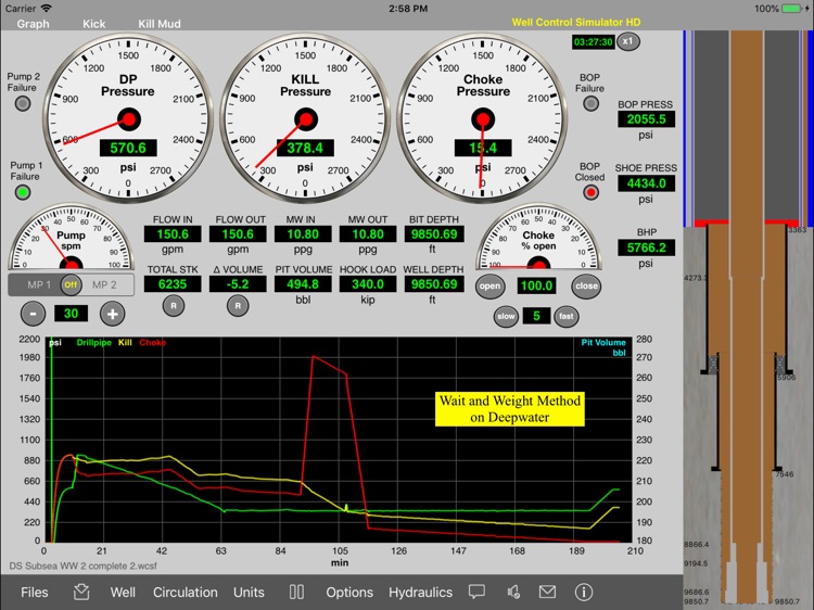 Well Control Simulator HD screenshot-3