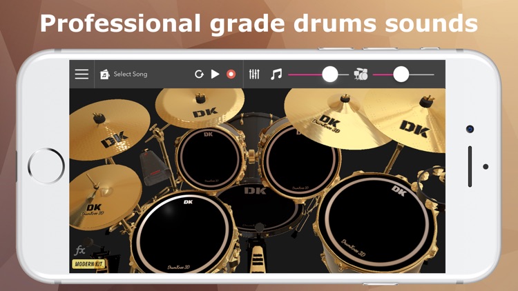 DrumKnee Drums 3D - Drum pad screenshot-3