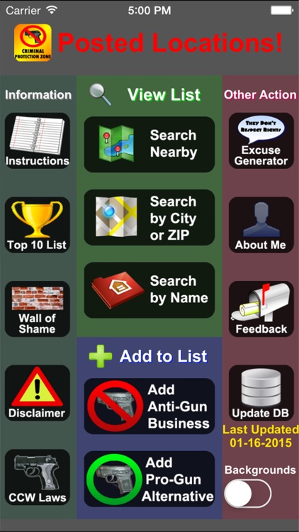 Posted! - List Pro & Anti-Gun