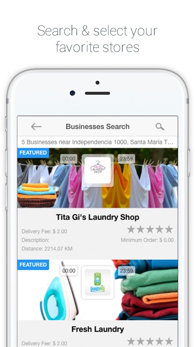 Laundry Ordering App screenshot 2