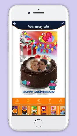 Game screenshot Anniversary Cake With Photo mod apk
