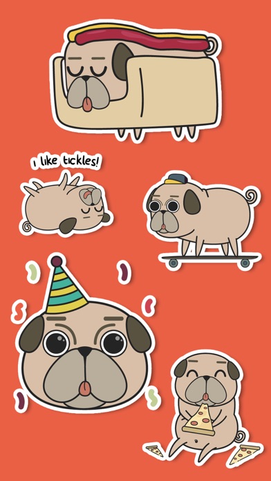 Pug Puppy Sticker Pack! screenshot 2