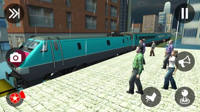 Aqua Water Bullet Train Driving Simulator screenshot 3