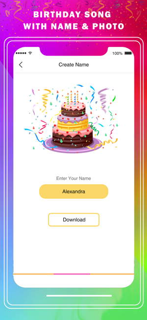 my name birthday song photo on the app store app store apple