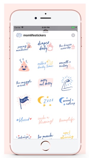 Mom Life New Mom Sticker Pack(圖4)-速報App