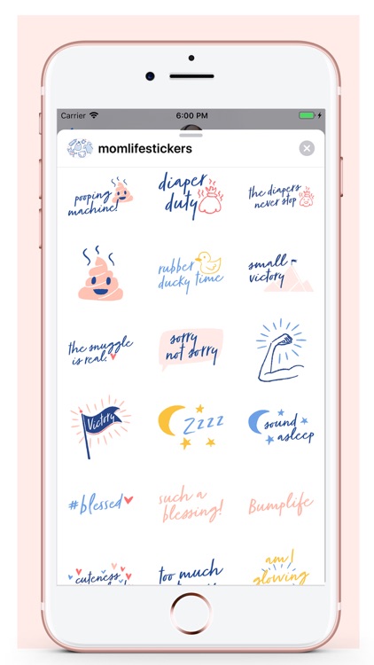 Mom Life New Mom Sticker Pack screenshot-3