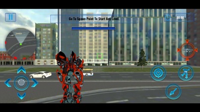 Mech Warrior Robot Airplane 3D screenshot 4