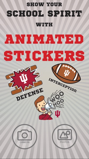 Indiana Hoosiers Animated Selfie Stickers(圖1)-速報App