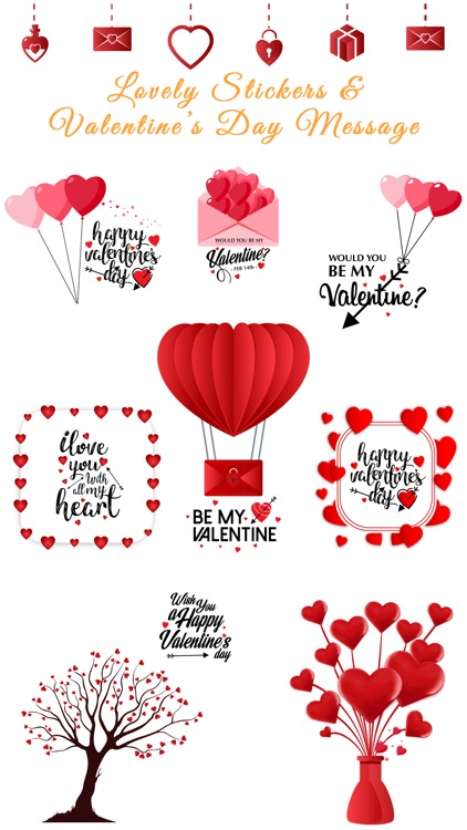 Love Stickers Valentine's Days