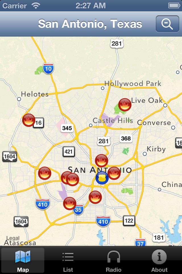 San Antonio Emergency Radio screenshot 2