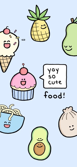 Yay So Cute: Animated Food(圖1)-速報App