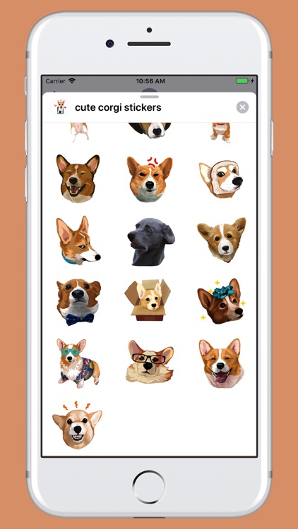 Corgi - cute dog stickers