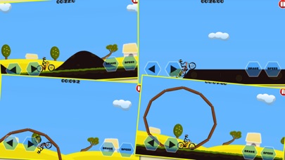 山地自行车-物理单车特技赛车游戏 screenshot 2